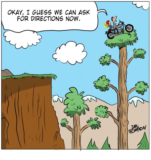 On The Biker Side Cartoon - The Bikers' Den Blog