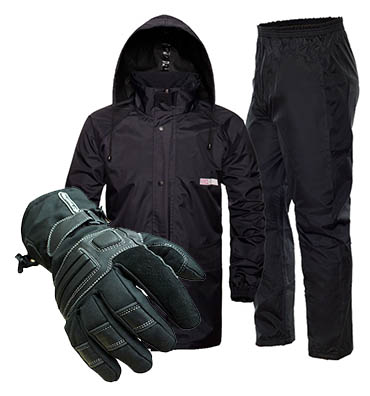 Motorcycle Rain Gear - Waterproof Motorcycle Jackets Pants Gloves