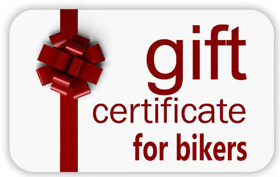 Gift Certificates for Bikers and Motorcycle Enthusiasts