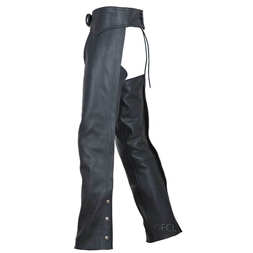 Men's Fox Creek Leather Motorcycle Chaps and Pants