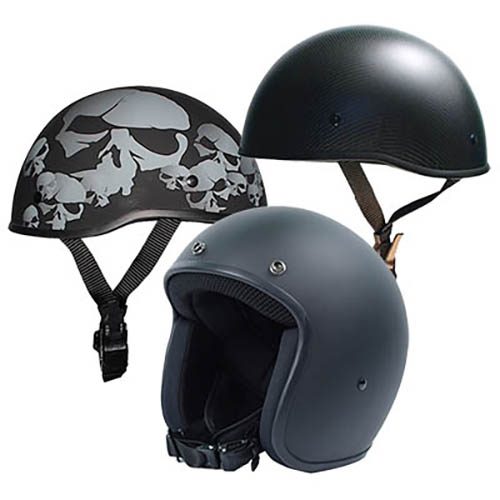 Crazy Al's/ WSB NEW Micro Slim Smallest lightest DOT Beanie Helmet  Gloss Black