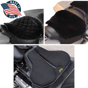 Motorcycle Seat Covers and Gel Cushion Pads