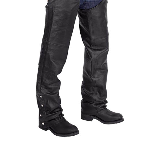 Women's Leather Motorcycle Chaps and Pants