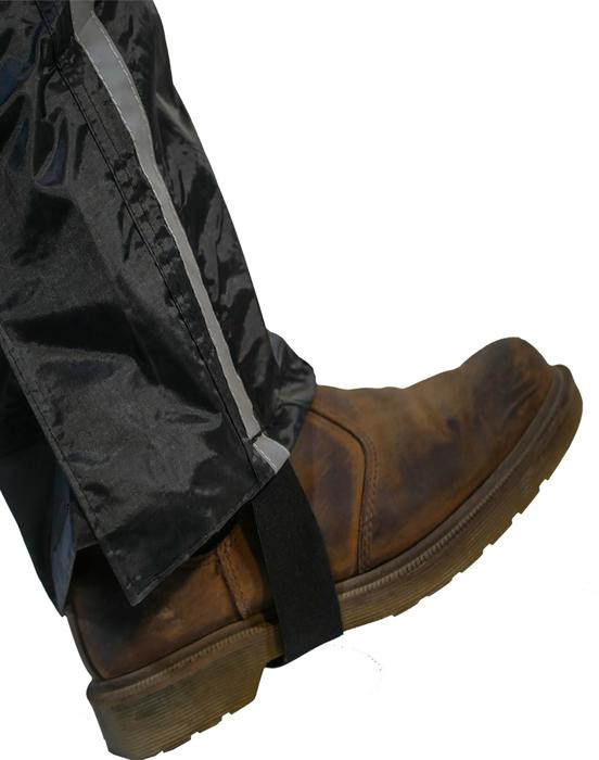 Waterproof Motorcycle Rain Suit Boot Straps