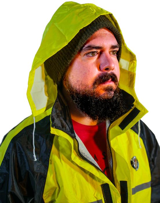 Waterproof Motorcycle Rain Suit Hood