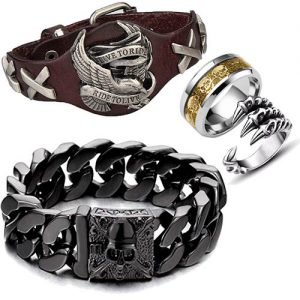 Biker Jewelry - Bracelets, Rings and Necklaces