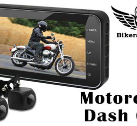 Motorcycle Dash Cam - Dual Front and Rear Cameras
