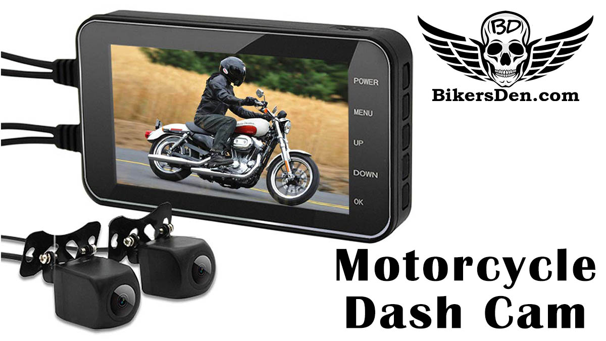 OBEST Biker's Camera Motorcycle Dash Cam 1080p Dual Lens Video