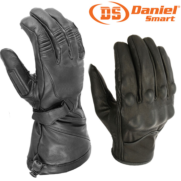 Daniel Smart Leather Motorcycle Gloves