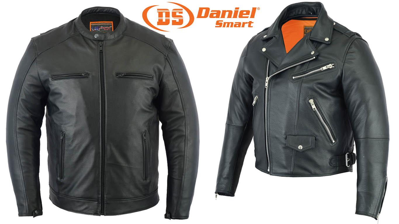 DS617 by Daniel Smart Men's All Season water resistant Textile Cruiser Jacket 