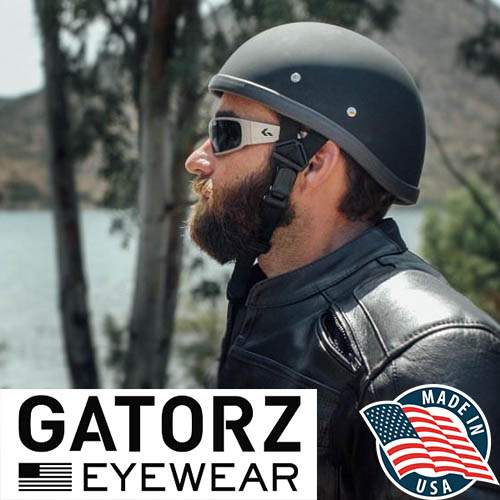 Gatorz Eyewear - Magnum Wrap Around Motorcycle Sunglasses