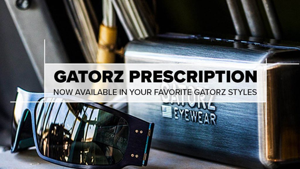 Gatorz Motorcycle Sunglasses - Prescription Lenses