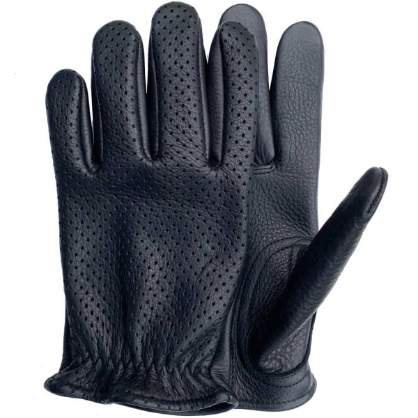 Legendary Mens Deerskin Short Wrist Ventilated Gloves