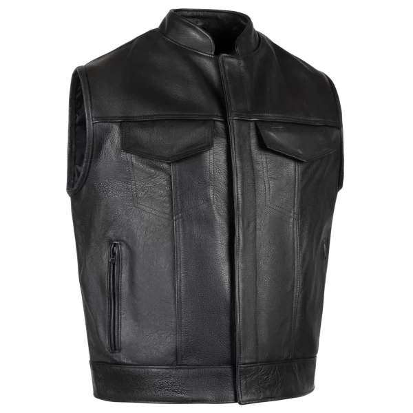 Beck Mens 566 Horsehide Leather Motorcycle Vest