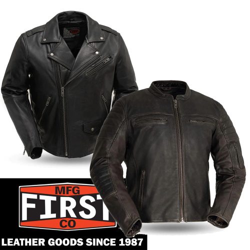First Mfg Leather Motorcycle Gear