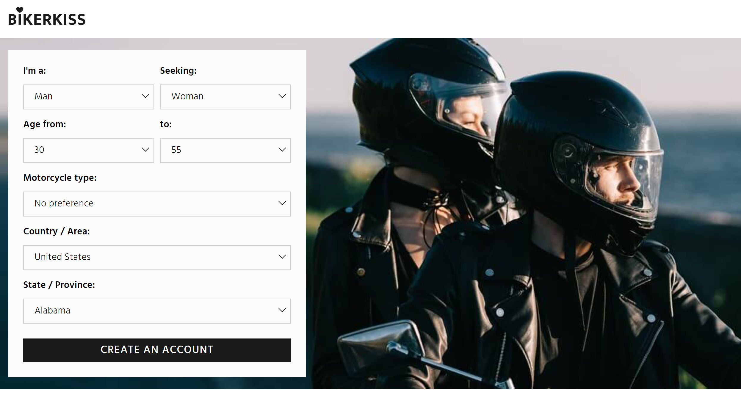 Dating Website for Motorcycle Enthusiasts - BikerKiss