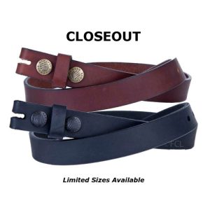 1" Fox Creek Leather Belt