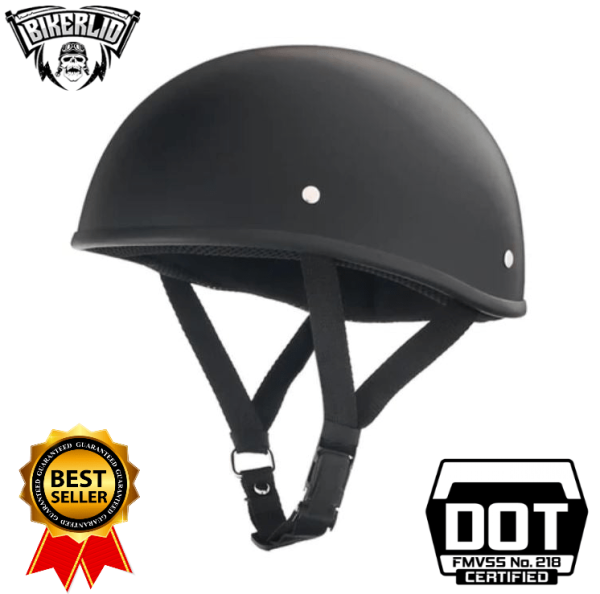 Beanie Helmet - Low Profile Motorcycle Helmet | Biker Lid CLICK ADD TO CART TO GET FREE SUNGLASSES DEAL (value $19.95)