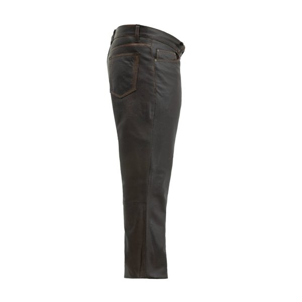 Commander Men's Leather Motorcycle Pants