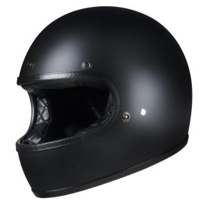 Full Face Retro Motorcycle Helmet - Cafe Racer -