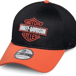 Harley-Davidson Colorblocked Logo Mesh Fitted Cap - 99447-16VM