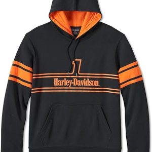 Harley-Davidson Men's #1 Racing Hoodie - Black - 96018-24VM