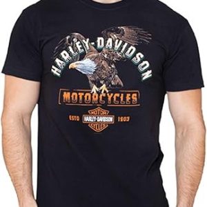 Harley-Davidson® Men's Atop Short Sleeve Crew-Neck T-Shirt - Black