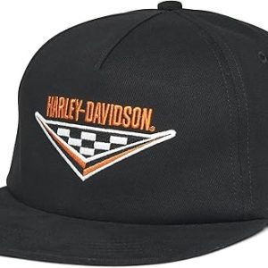 Harley-Davidson Men's Checkerboard Snapback cap, Black - 97665-22VM