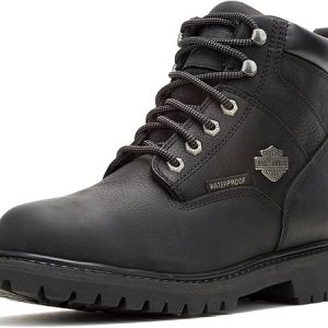 Harley-Davidson men's Gavern Waterproof Leather Motorcycle Casual Boot