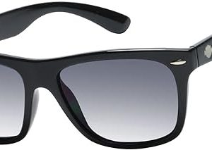 Harley-Davidson Men's Hd0622s Square Sunglasses, Black, 55-16-143