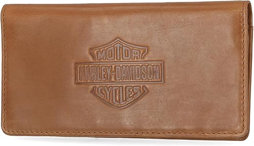 Harley-Davidson Men's Leather RFID Blocking Rodeo Wallet