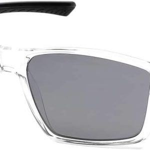 Harley-Davidson Men's Modern Square Sunglasses, Clear, 59-16-145