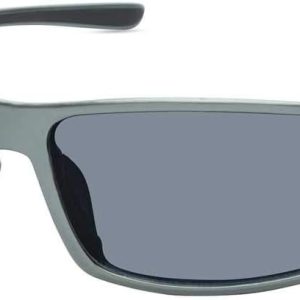 Harley-Davidson Men's Shallow Sport Sunglasses, Shiny Gray Frame & Smoke Lenses