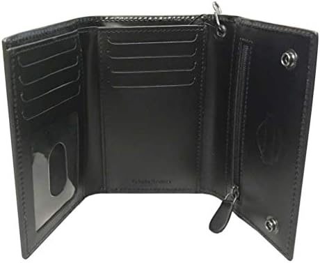 Harley-Davidson Men's Skull Medallion Core Tri-Fold Medium