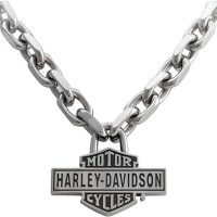 Harley-Davidson Men's Vintage Bar & Shield Large Link