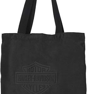 Harley-Davidson Women's Classic Codura Bar & Shield Polyester Tote Bag - Black