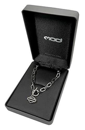 Harley-Davidson Women's Large Chain Link Toggle Bar & Shield