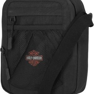 Harley-Davidson Women's Modular Bar & Shield Adjustable Crossbody Pouch - Black