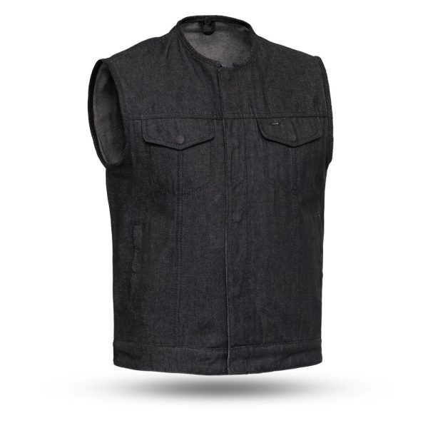 Haywood Men's Motorcycle Denim Vest