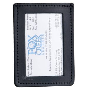 Leather ID Badge Holder