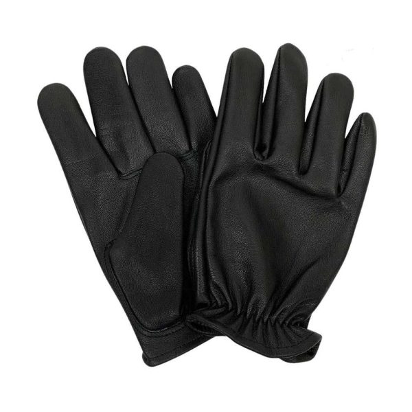 Legendary Bad Billy Mens Black Goatskin Short Wrist Gloves