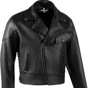 Legendary Black Hills Mens Leather Motorcycle Jacket