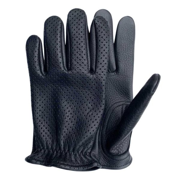 Legendary Mens Deerskin Short Wrist Ventilated Gloves