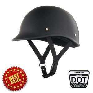 Lightest Low Profile Polo Style Helmet / Matte Black - Without Ear Pads / S