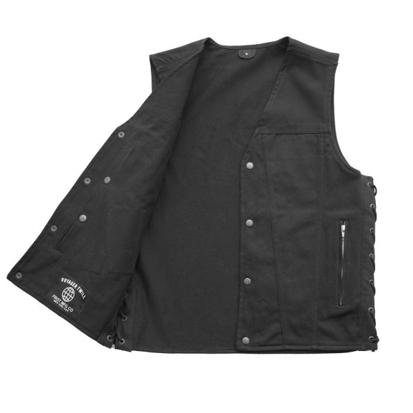 Lone Star Men's Motorcycle Twill Vest