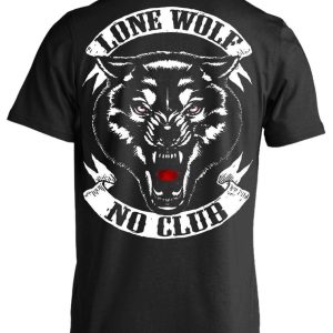 Lone Wolf, No Club T-Shirt