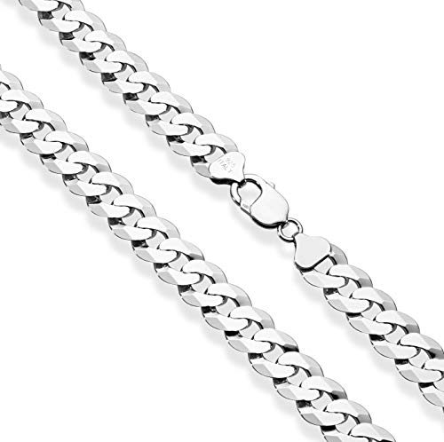 Vintage Italian hot Sterling Silver Curb Chain