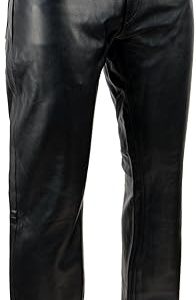 Milwaukee Leather | Classic Fit 5 Pocket Leather Pants for Men - Premium Leather Motorcycle Riding Pants - LKM5790