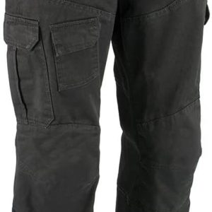 Milwaukee Leather MPM5591 Men's Armored Black Cargo Jeans Reinforced with Aramid by DuPont Fibers