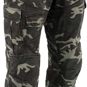 Milwaukee Leather MPM5592 Men's Armored Camo Cargo Motorcycle Riding Jeans Reinforced with Aramid Fibers